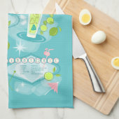 Retro Cocktail Recipes Theedoek (Quarter Fold)