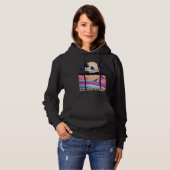 Retro Cocoa Beach Florida Souvenir Surf Hoodie (Voorkant volledig)