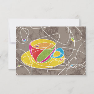 retro COFFEE line Kaart