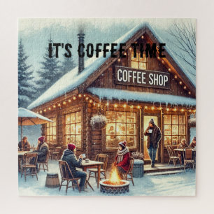 Retro Coffee Shop Vibes Legpuzzel