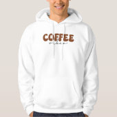 Retro Coffee Vibes Hoodie (Voorkant)