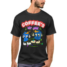 Retro Coffee's My Jam Nostalgische Dansende Kopjes