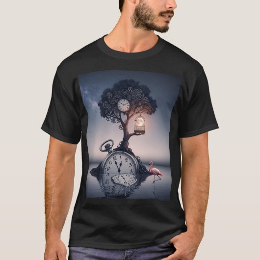 Retro Collage Surreal Aesthetic Art T-Shirt | Vint (Devant)