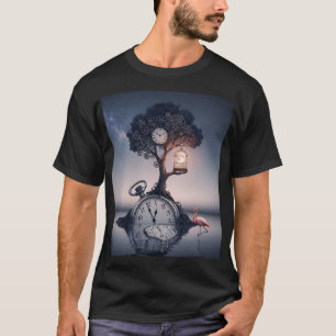 Retro Collage Surrealistische Esthetische Kunst T- T-shirt