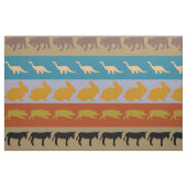 Retro Colorful Animals Patroon #8 Stof (Fat Quarter)