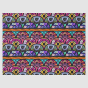 Retro Colorful Beauful Boho Bohemian Tissuepapier
