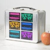 Retro Colorful Cassettebandjes (In situ)