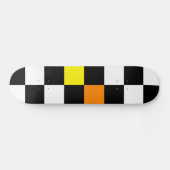 Retro Colorful Checkerboard 2 Skateboard (Horizontaal)