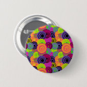 Retro Colorful Circles Button (Voorkant /achterkant)