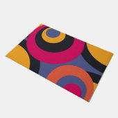Retro Colorful Fibre Abstracte kunst Deurmat (Schuin)