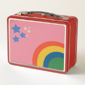 Retro Colorful Lunchbox (Achterkant)