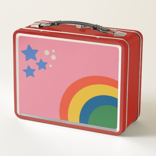 Retro Colorful Lunchbox (Achterkant)