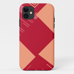 Retro Colorful Modern Abstract Art 3 iPhone 11 Hoesje
