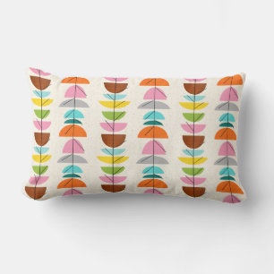 Retro Colorful Nests Lumbar Pillow Kussen