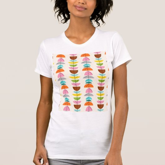 Retro Colorful Nests T-Shirt (Voorkant)