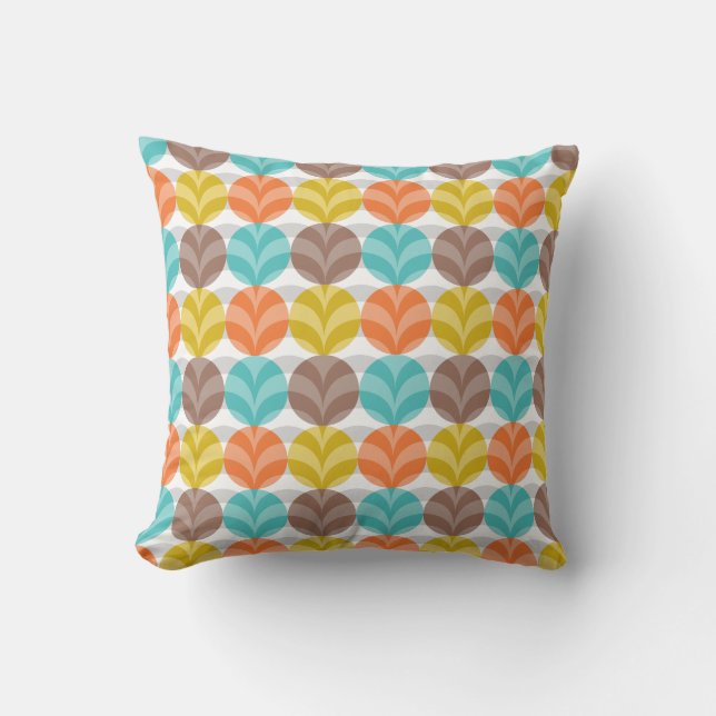 Retro Colorful Polka Dots Pattern Kussen (Voorkant)