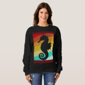 Retro Colorful Seahorse Trui (Voorkant volledig)