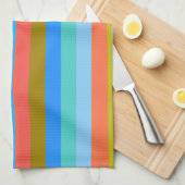Retro Colorful Stripes Pattern #29 Theedoek (Quarter Fold)
