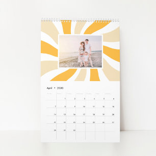 Retro Comeback Gepersonaliseerde fotokalender Kalender
