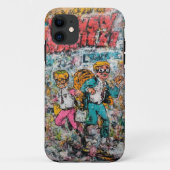 Retro Comic Adventure Mobile Hoesje (Achterkant)