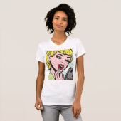 Retro Comic Book Cutie T-Shirt (Voorkant volledig)