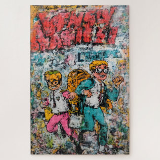 Retro Comic Duo puzzel