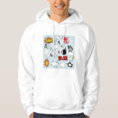 Retro Comic Explosion Pop Art Hoodie (Voorkant)