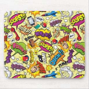 Retro Comic Pop Art Muismat Magic
