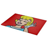Retro Comic Strip Beauty Cutting Board Snijplank (Hoek)