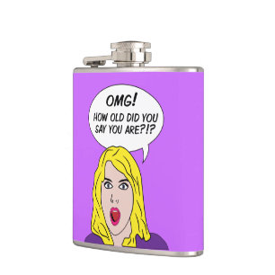 RETRO COMICS aangepaste kolf Heupfles