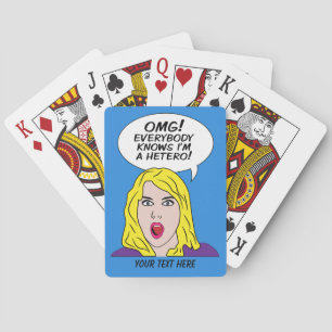 RETRO COMICS aangepaste speelkaarten