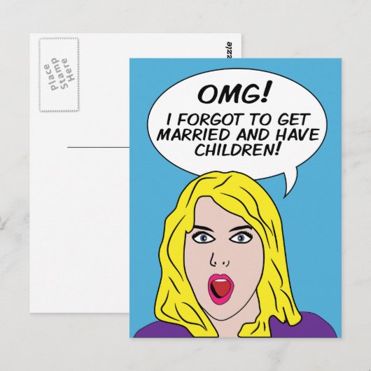 RETRO COMICS BRIEFKAARTEN (Voorkant / Achterkant)