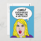 RETRO COMICS BRIEFKAARTEN (Voorkant / Achterkant)