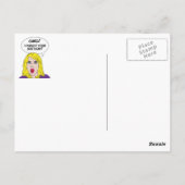 RETRO COMICS carte postale d'anniversaire tardive (Dos)