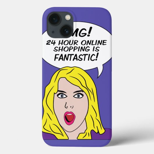 RETRO COMICS iPad-draagtas Case-Mate iPhone Case (Achterkant)