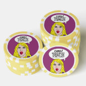 RETRO COMICS poker chips (Opstapeling)