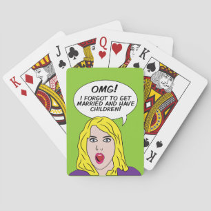 RETRO COMICS-speelkaarten Pokerkaarten