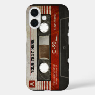Retro Compact Audio Cassette DJ Best Gifts iPhone 16 Hoesje