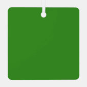 Retro, Connecticut kaart Metalen Ornament (Achterkant)