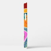 Retro contrastmuziekfestival jazz Case-Mate iPhone case (Achterkant / Rechts)