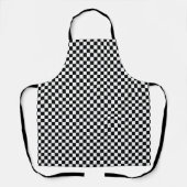 retro-controlkerbordpatroon schort (Voorkant)