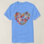 Retro Cookie Baking Creed-kerstman T-shirt (Design voorkant)