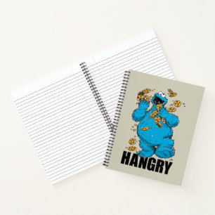 Retro Cookie Monster   Hboos Notitieboek