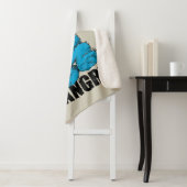 Retro Cookie Monster | Hwoe Sherpa Deken (In situ)