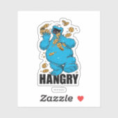 Retro Cookie Monster | Hwoe Sticker (Vel)
