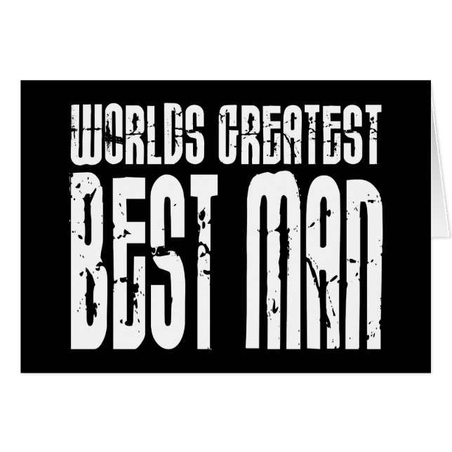 Retro Cool Best Men : De grootste beste man ter we (Voorkant Horizontaal)