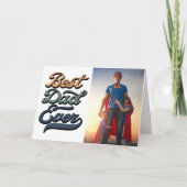 Retro Cool Beste Pap Ooit Vader's Pap Foto Kaart (Voorkant)