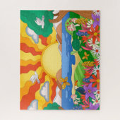 Retro Cool Landscape Legpuzzel (Verticaal)