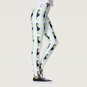 Retro Cool Mid-Century Penguin Cartoon Design Leggings (Rechts)