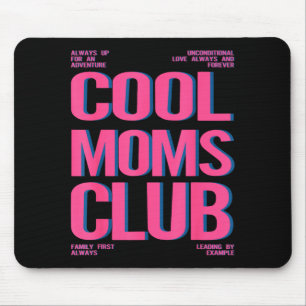 Retro cool moeders club gelukkige moederdag mama m muismat